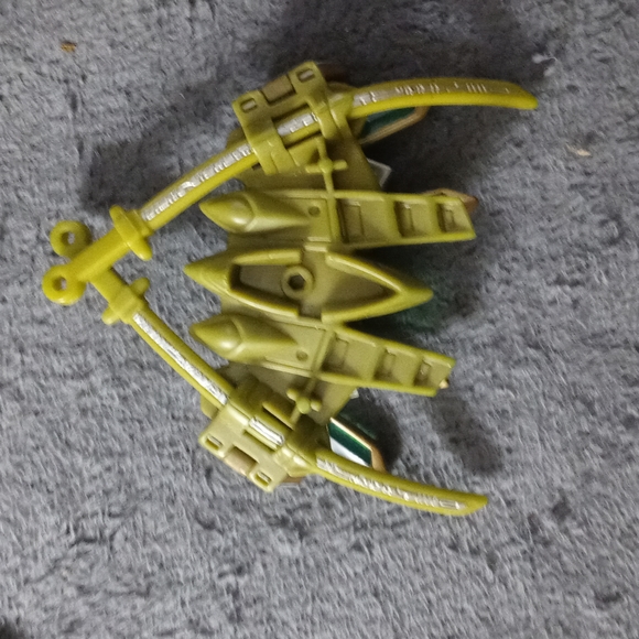 Power Rangers Time Force Green Battle Warrior "Winged Battle Gem Armor - Picture 4 of 5